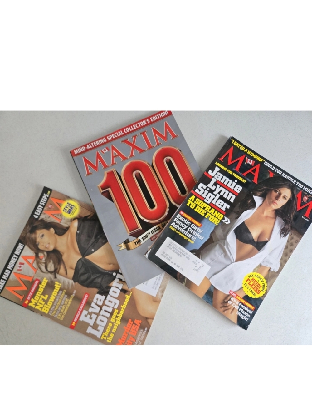 Maxim Magazine Lot 2000s  Eva Longoria Hot 100 Jamie Lynn Sigler
